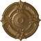 Ekena Millwork Attica Acanthus Leaf Ceiling Medallion (Fits Canopies up to 4 5/8"), 53 1/2"OD x 3 1/2"P, Pale Gold CM53ATPAS - alternate 1